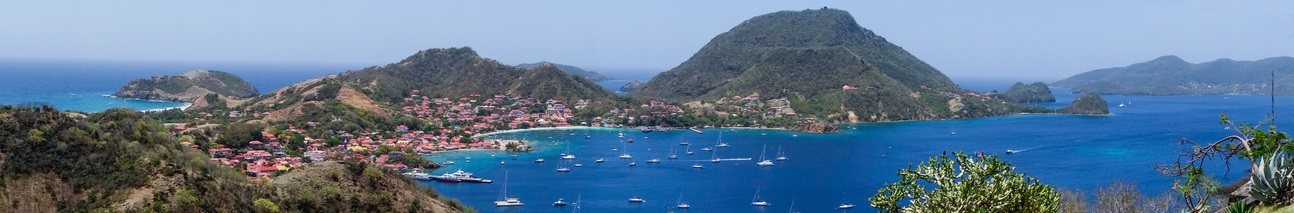 La baie des Saintes (panorama)